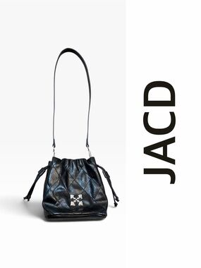 JACD Quilted Bucket Crossbody Bag.